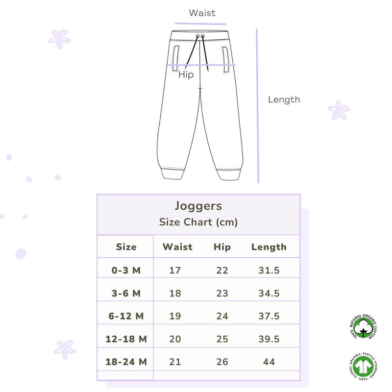 Buy Organic Cotton Baby Joggers- Black | Shop Verified Sustainable Kids Pajamas on Brown Living™