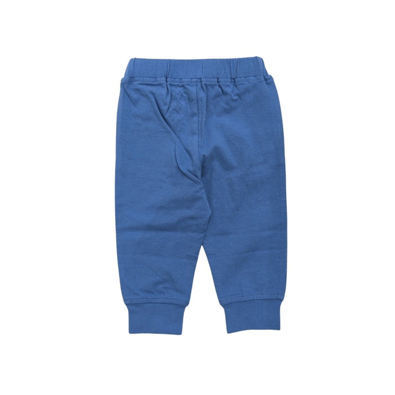Buy Organic Cotton Baby Joggers- Blue | Shop Verified Sustainable Products on Brown Living
