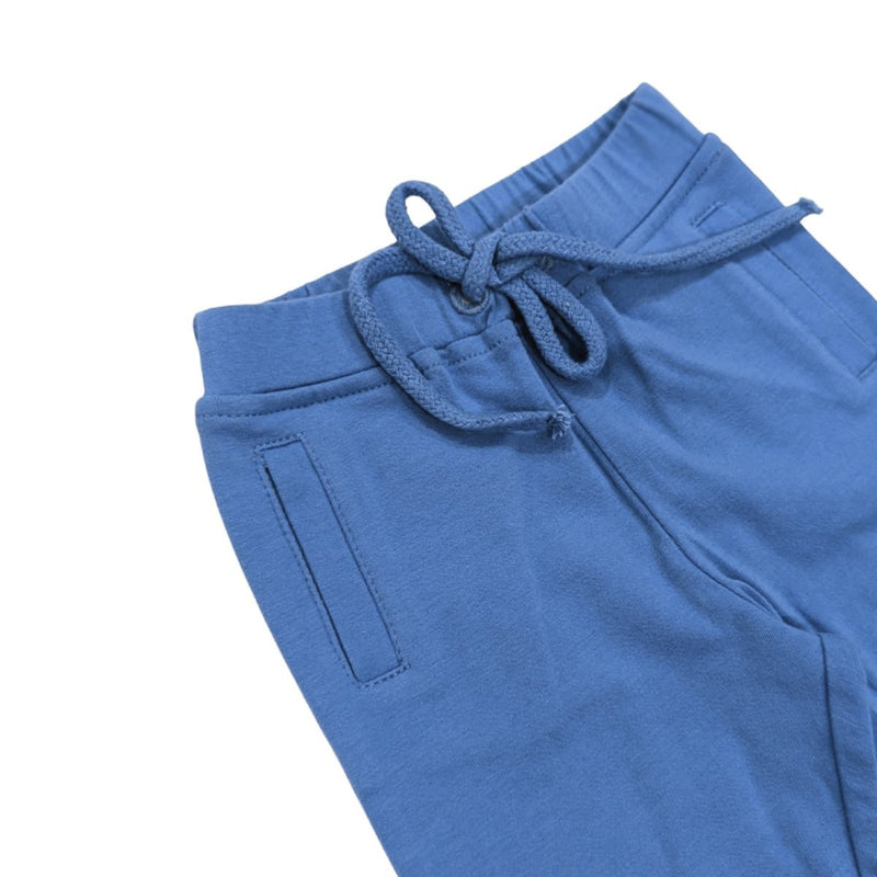 Buy Organic Cotton Baby Joggers- Blue | Shop Verified Sustainable Products on Brown Living