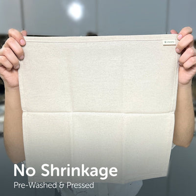 Organic Cotton Chapati / Roti Wrap Cloth - Set of 6 – Kitchen Linens on Brown Living™. SKU: 2HK - OrCW. Img 5.