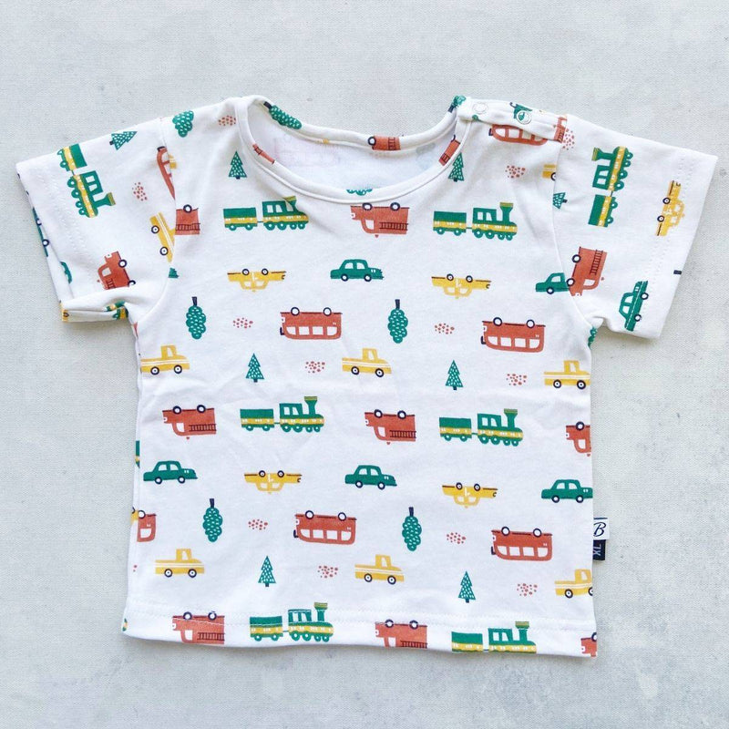 Buy Organic Cotton CuTee - Vroom | Shop Verified Sustainable Kids Tops on Brown Living™