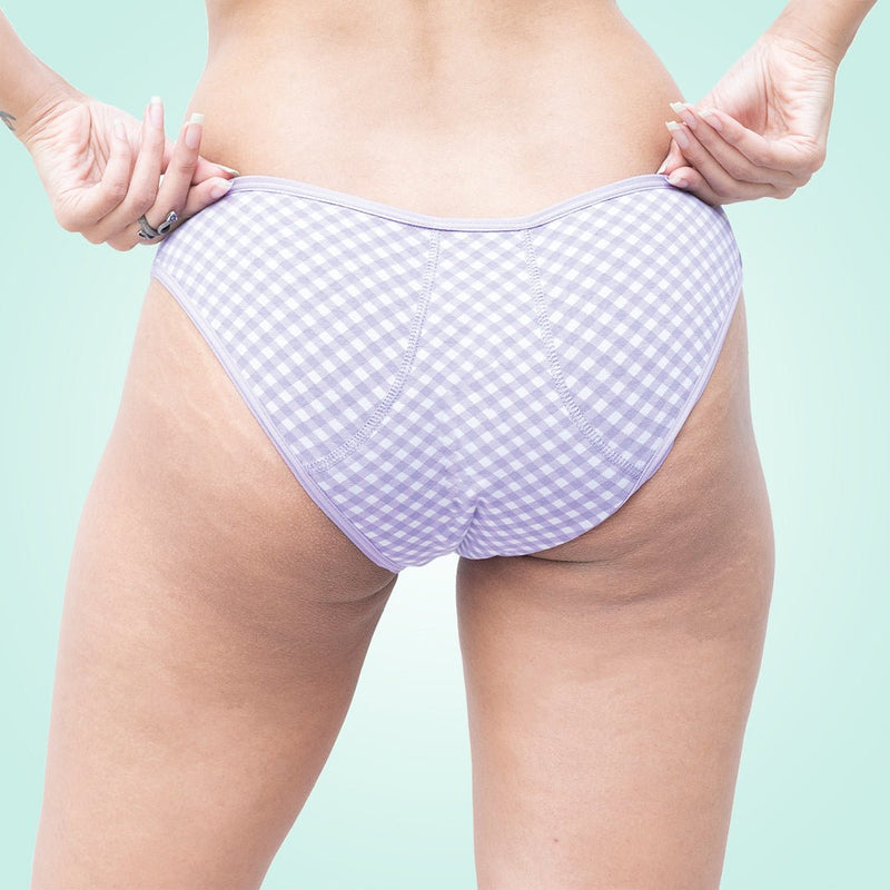 Organic Cotton Discharge Bikini Undies | Verified Sustainable Womens Underwear on Brown Living™
