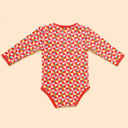 Organic Cotton Full Sleeve Bodysuit - Free Float | Verified Sustainable by Brown Living™