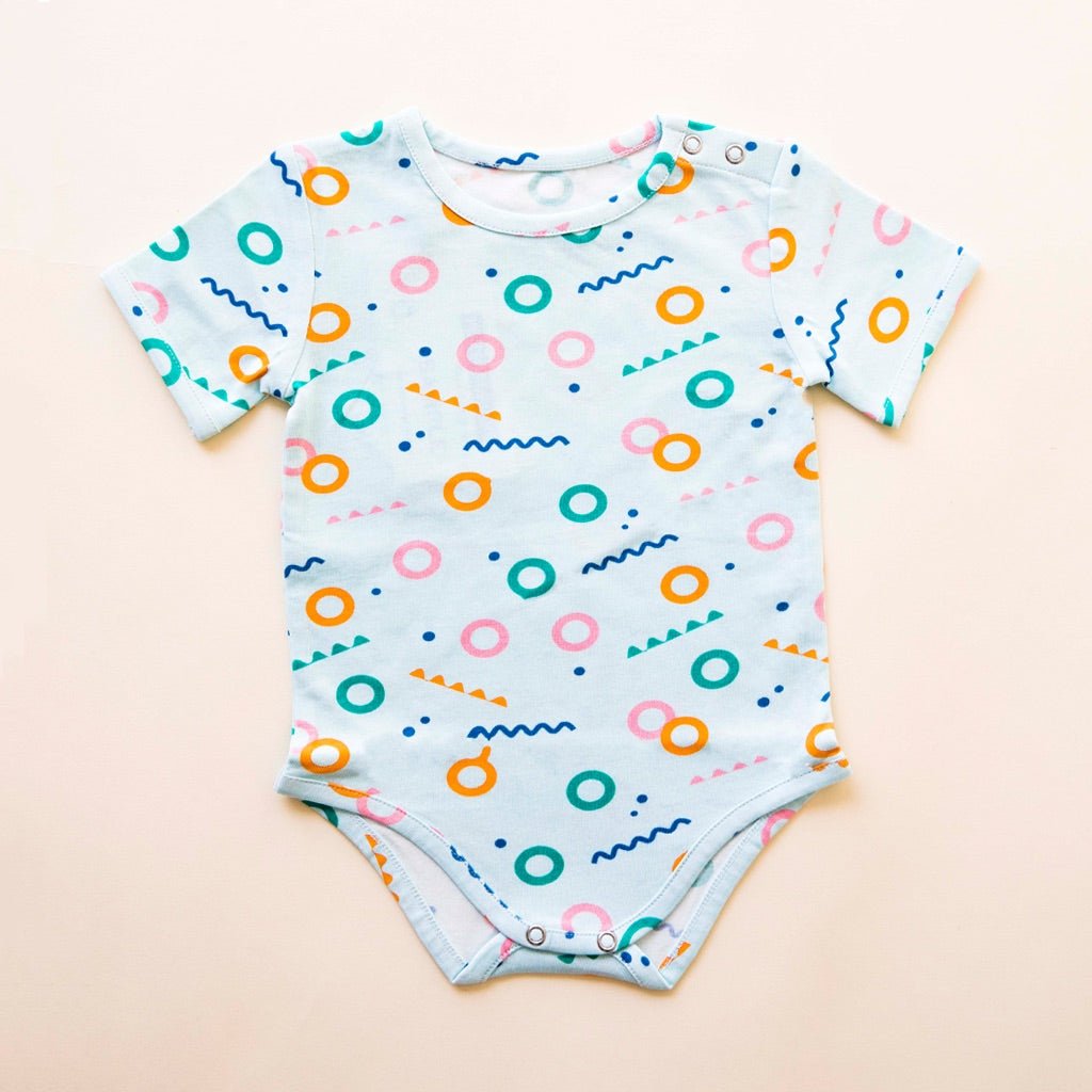 Organic Cotton Half Sleeves Bodysuit - Free Float | Verified Sustainable by Brown Living™