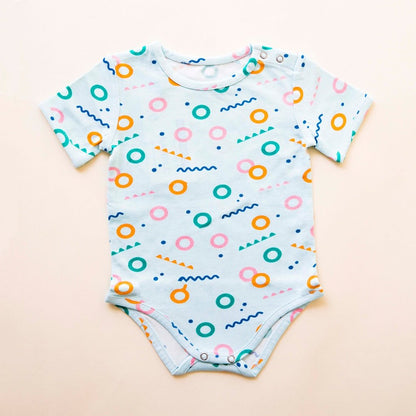 Organic Cotton Half Sleeves Bodysuit - Free Float | Verified Sustainable by Brown Living™