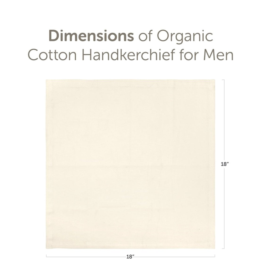 Organic Cotton Handkerchief for Men - Pack of 6 - 46 x 46 cm – Handkerchiefs by SATOPRADHAN available on Brown Living™. . SKU: 2BC - MeHan. Img 6.