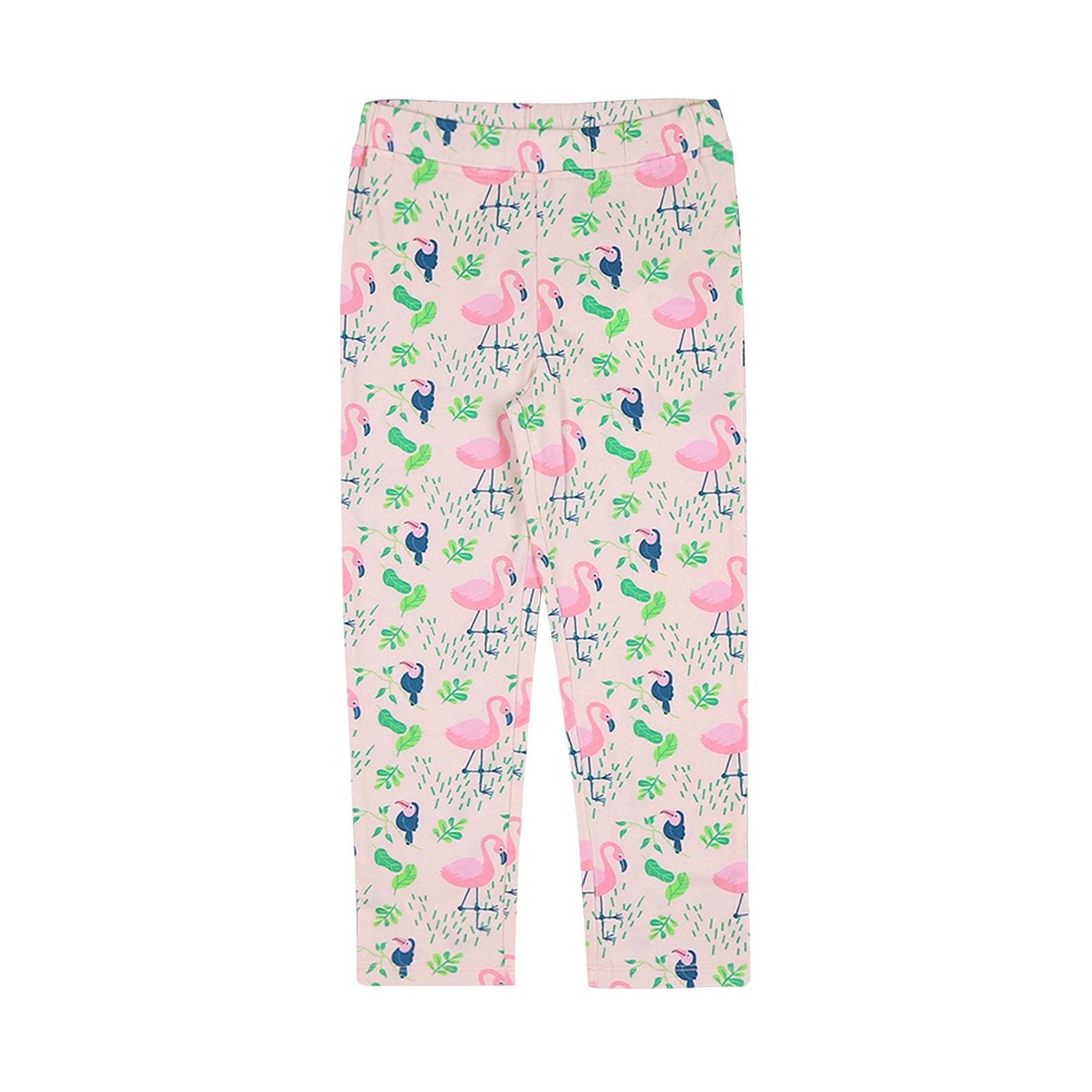 Organic Cotton Leggings - Flamingo Forrest | Verified Sustainable by Brown Living™