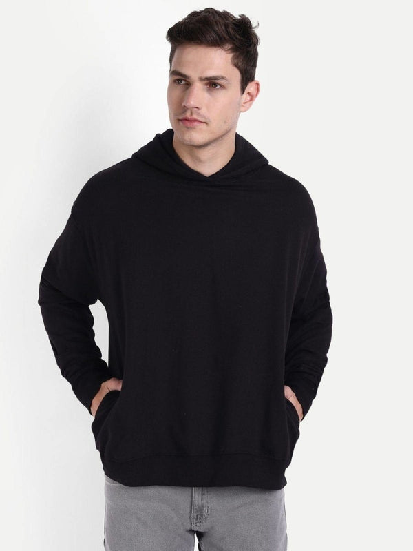 Buy Organic Cotton Men's Black Hoodie | Pure Organic Cotton fleece | Winter Collection Men Hoodie | Shop Verified Sustainable Products on Brown Living
