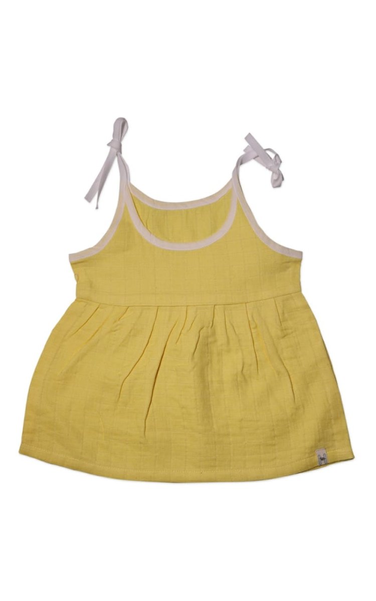 Buy Organic Cotton Muslin Frock | Natural Herbal Dyes - Pack of 2 | Shop Verified Sustainable Products on Brown Living