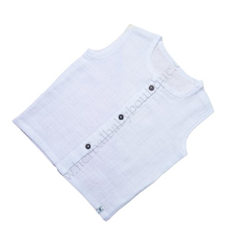 Buy Organic Cotton Muslin Jhabla | Natural Herbal Dyes - pack of 2 | Shop Verified Sustainable Kids Shirts on Brown Living™