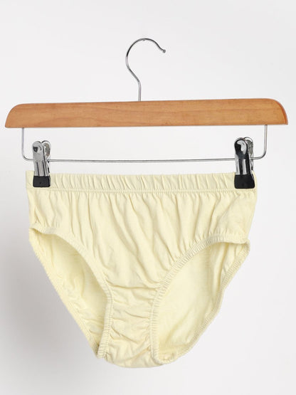 Rust Cream and Turmeric Yellow Underwear Combo - Organic Cotton - Pack of 2 | Verified Sustainable by Brown Living™