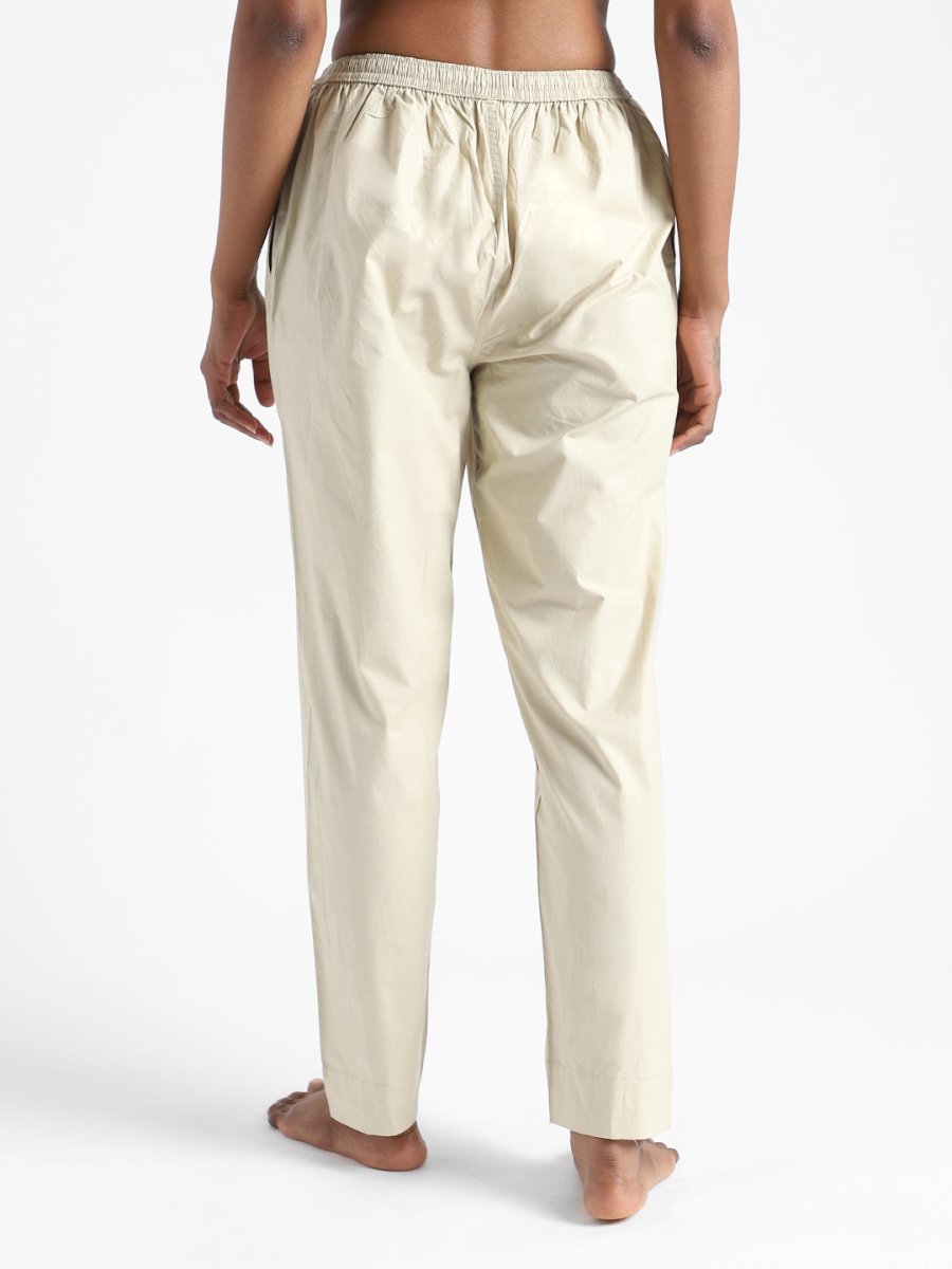 Henna Green Slim Fit Pants - Organic Cotton & Natural Dyed | Verified Sustainable by Brown Living™