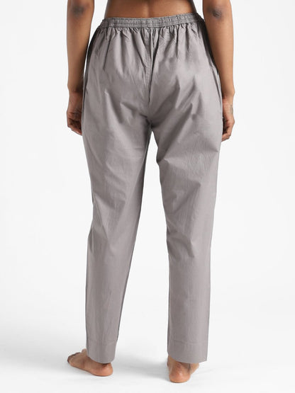 Iron Grey Slim Fit Pants - Organic Cotton & Natural Dyed | Verified Sustainable by Brown Living™