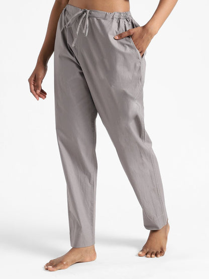 Iron Grey Slim Fit Pants - Organic Cotton & Natural Dyed | Verified Sustainable by Brown Living™