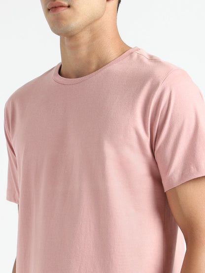 Earth Pink Mens T-shirt - Organic Cotton & Naturally Dyed | Verified Sustainable by Brown Living™