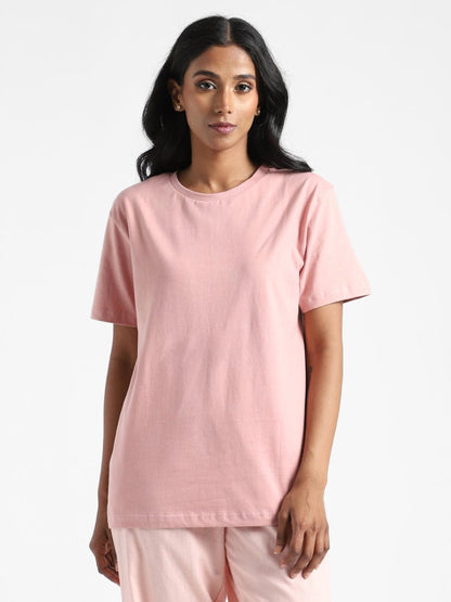 Earth Pink Womens T-shirt - Organic Cotton & Naturally Dyed | Verified Sustainable by Brown Living™