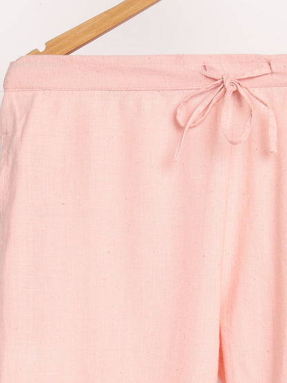 Rose Pink Pants - Hand Spun & Hand Woven - Organic Cotton & Naturally Dyed | Verified Sustainable by Brown Living™