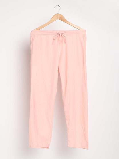 Rose Pink Pants - Hand Spun & Hand Woven - Organic Cotton & Naturally Dyed | Verified Sustainable by Brown Living™