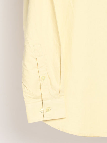 Lemon Yellow Shirt - Organic Cotton & Naturally Dyed - Round Neck | Verified Sustainable by Brown Living™