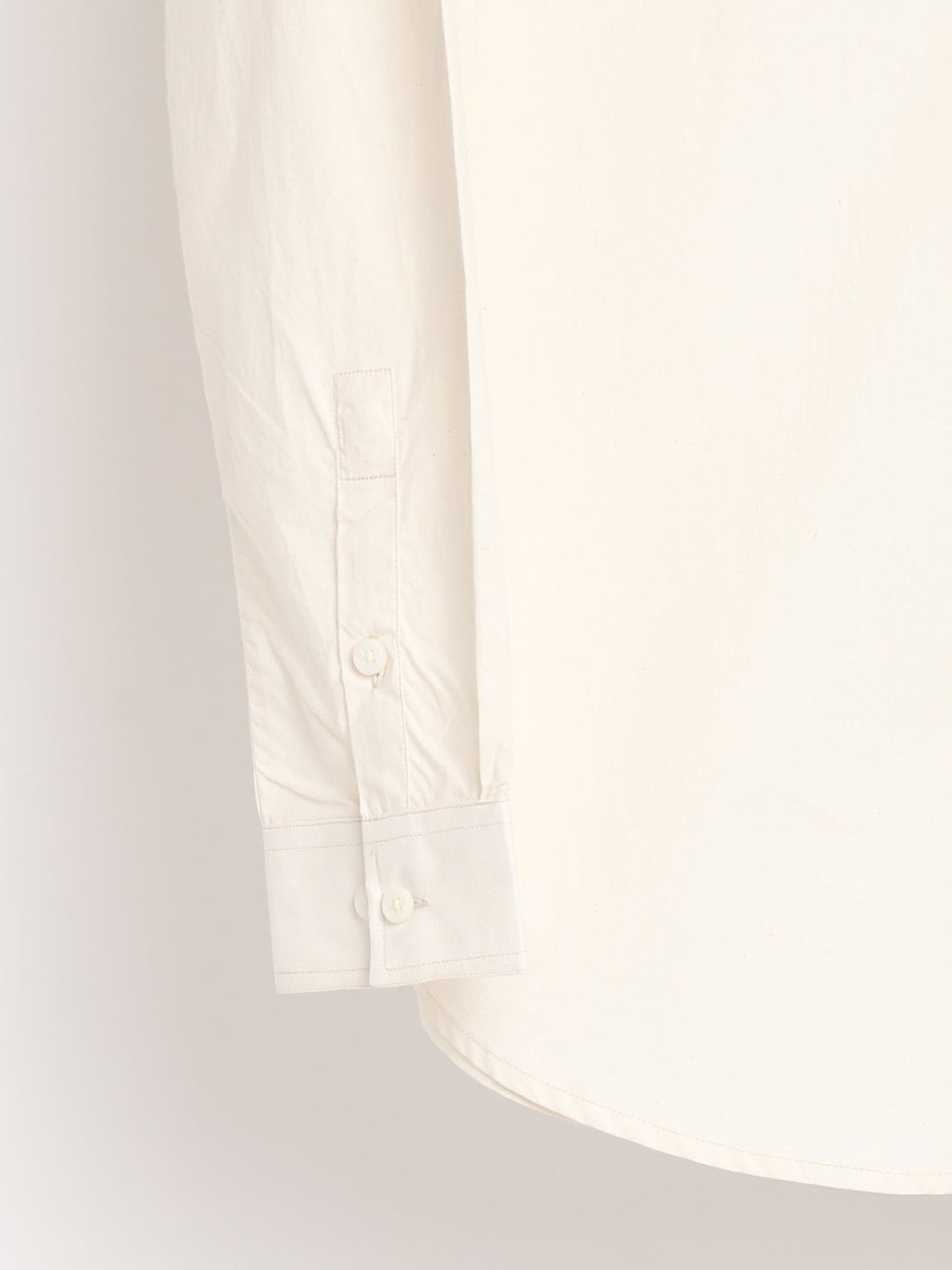 Light Cream Shirt - Organic Cotton & Naturally Dyed - Round Neck | Verified Sustainable by Brown Living™