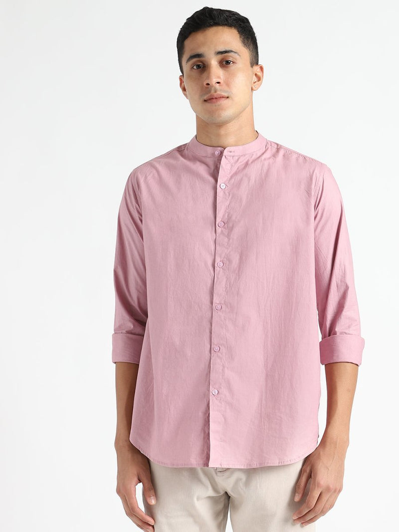 Buy Organic Cotton & Naturally Dyed Mens Round Neck Purple Haze Shirt | Shop Verified Sustainable Products on Brown Living