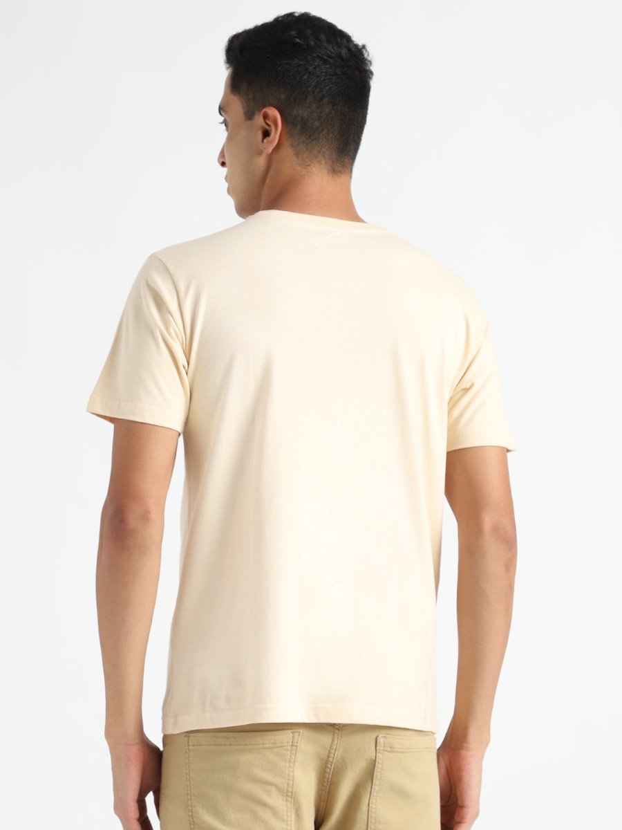 Rust Cream T-shirt - Organic Cotton & Naturally Dyed | Verified Sustainable by Brown Living™