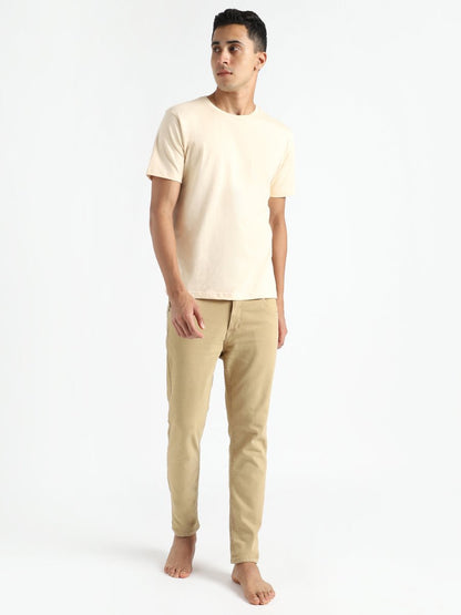 Rust Cream T-shirt - Organic Cotton & Naturally Dyed | Verified Sustainable by Brown Living™