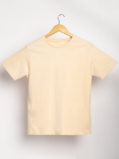 Rust Cream T-shirt - Organic Cotton & Naturally Dyed | Verified Sustainable by Brown Living™