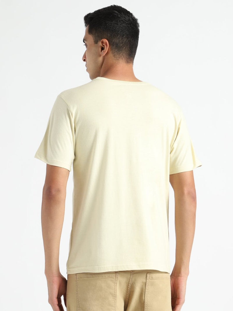 Buy Organic Cotton & Naturally Dyed Turmeric Yellow Men's T-shirt | Shop Verified Sustainable Products on Brown Living