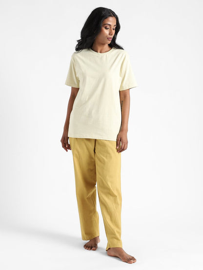 Turmeric Yellow T-shirt - Organic Cotton & Naturally Dyed | Verified Sustainable by Brown Living™