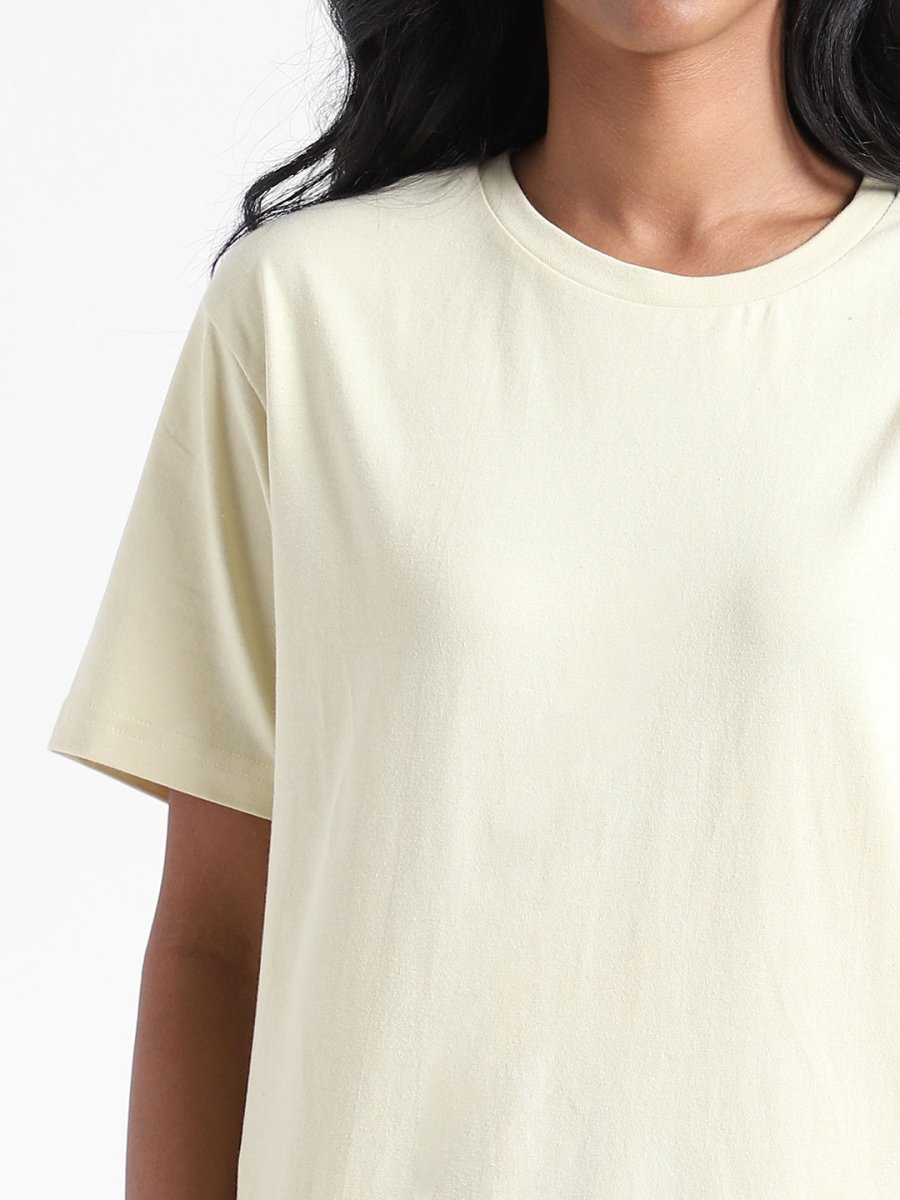 Turmeric Yellow T-shirt - Organic Cotton & Naturally Dyed | Verified Sustainable by Brown Living™