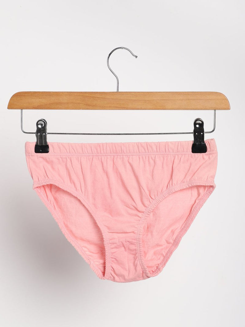 Rose Pink & Soil Brown Underwear Combo - Pack of 2 - Organic Cotton