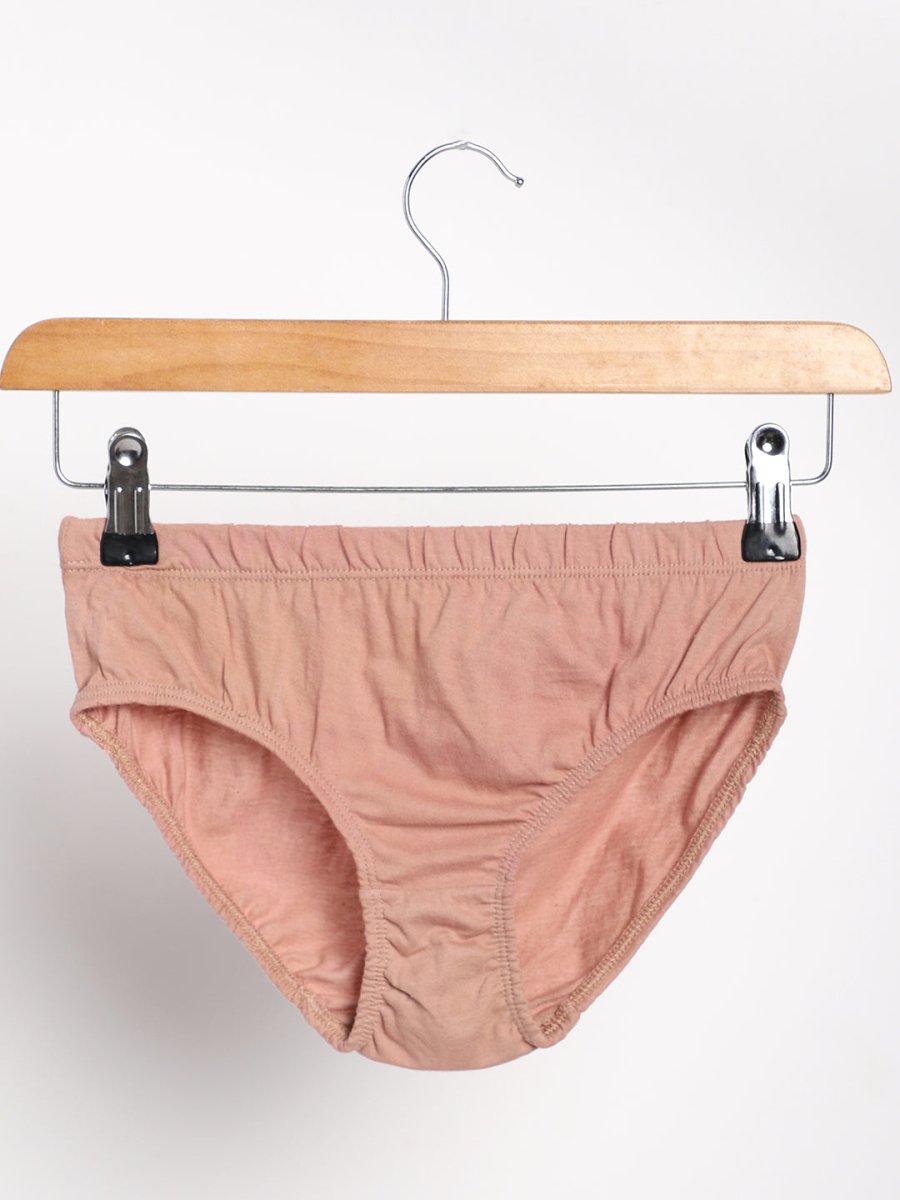 Rose Pink & Soil Brown Underwear Combo - Pack of 2 - Organic Cotton | Verified Sustainable by Brown Living™