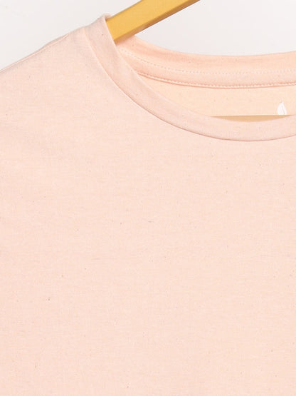 Baby Pink T-shirt - Organic Cotton & Naturally Fiber Dyed | Verified Sustainable by Brown Living™