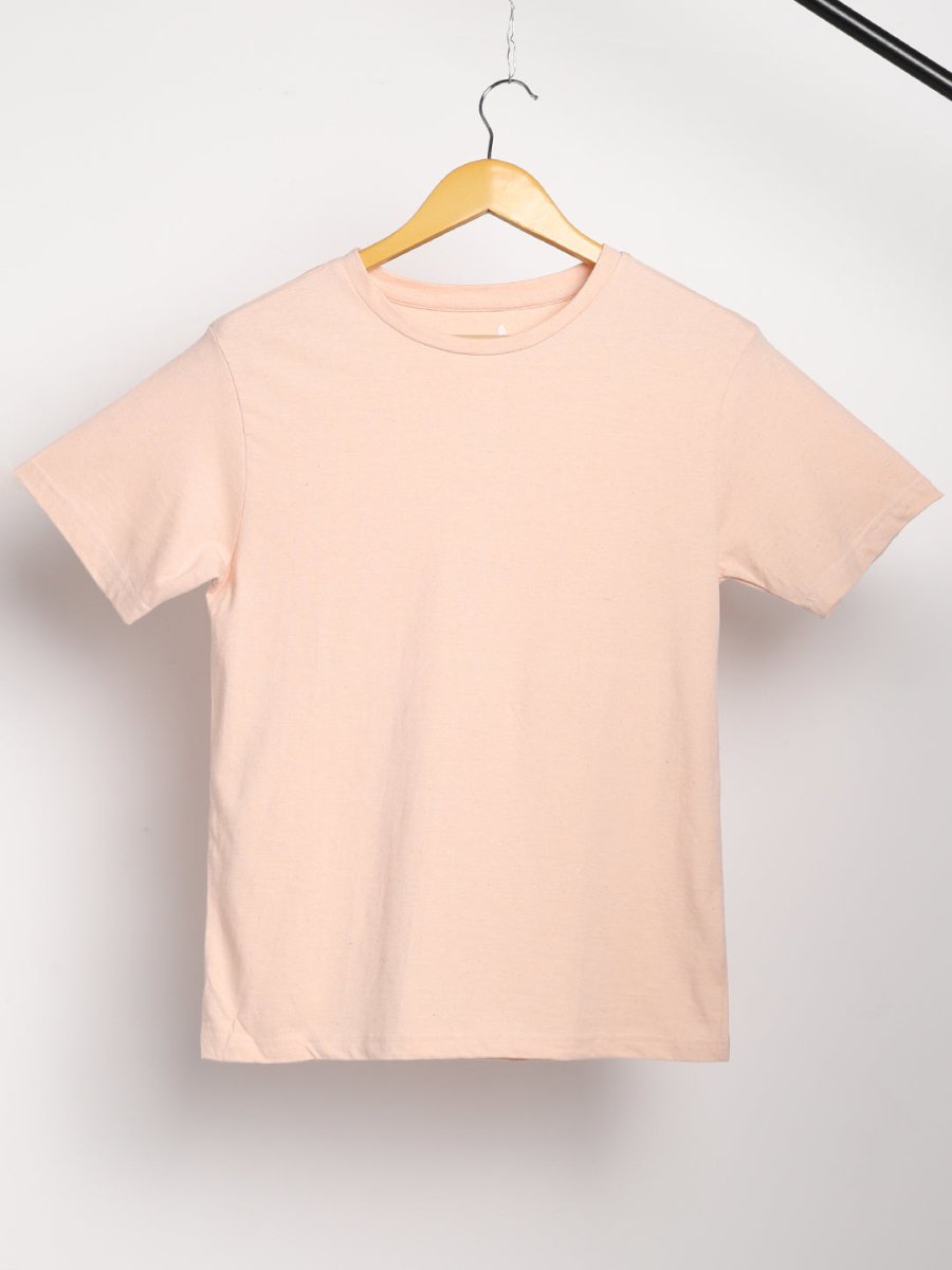 Baby Pink T-shirt - Organic Cotton & Naturally Fiber Dyed | Verified Sustainable by Brown Living™