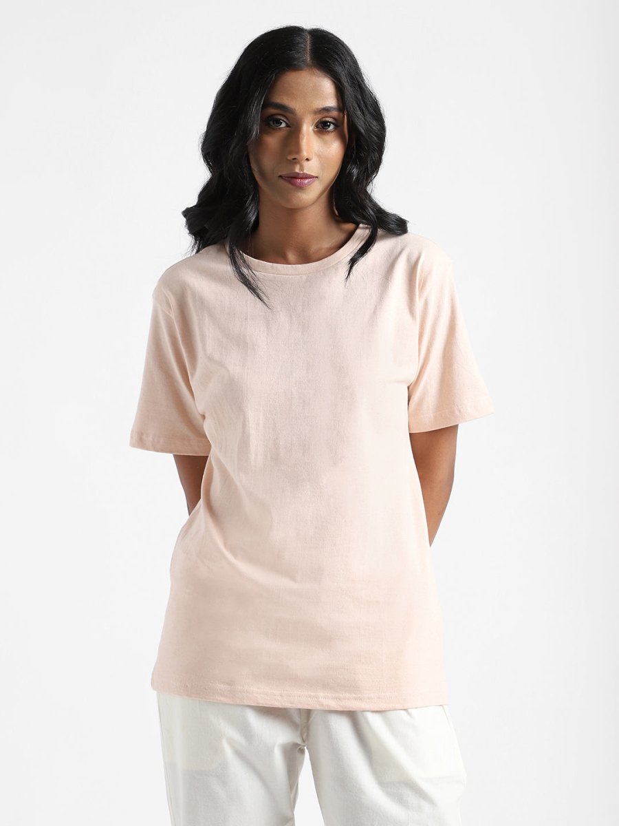 Baby Pink T-shirt - Organic Cotton & Naturally Fiber Dyed | Verified Sustainable by Brown Living™