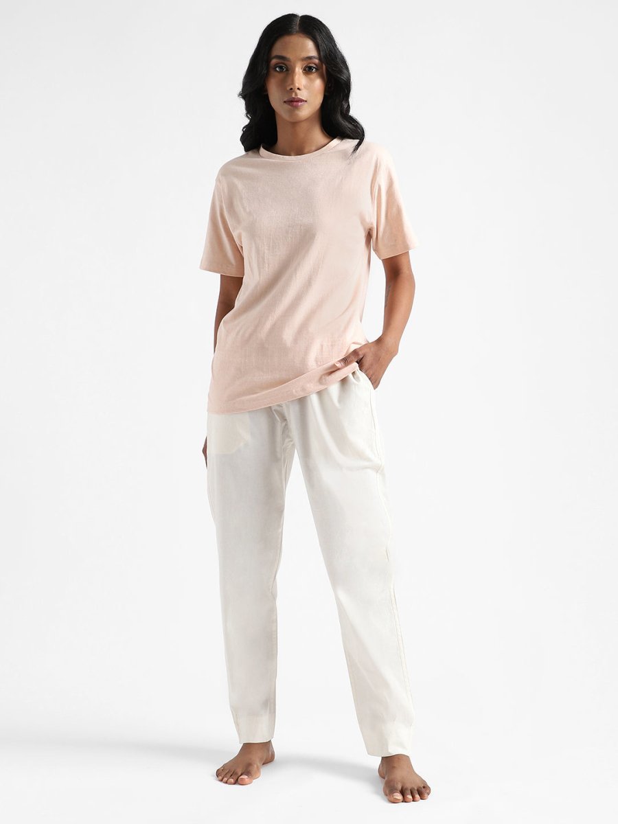 Baby Pink T-shirt - Organic Cotton & Naturally Fiber Dyed | Verified Sustainable by Brown Living™