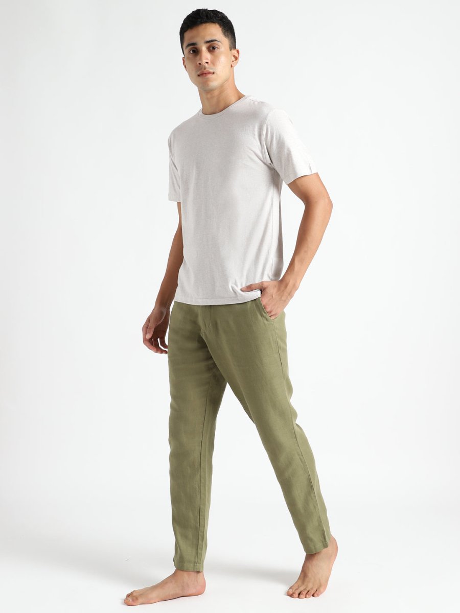 Grey Melange T-shirt - Organic Cotton & Naturally Fiber Dyed | Verified Sustainable by Brown Living™