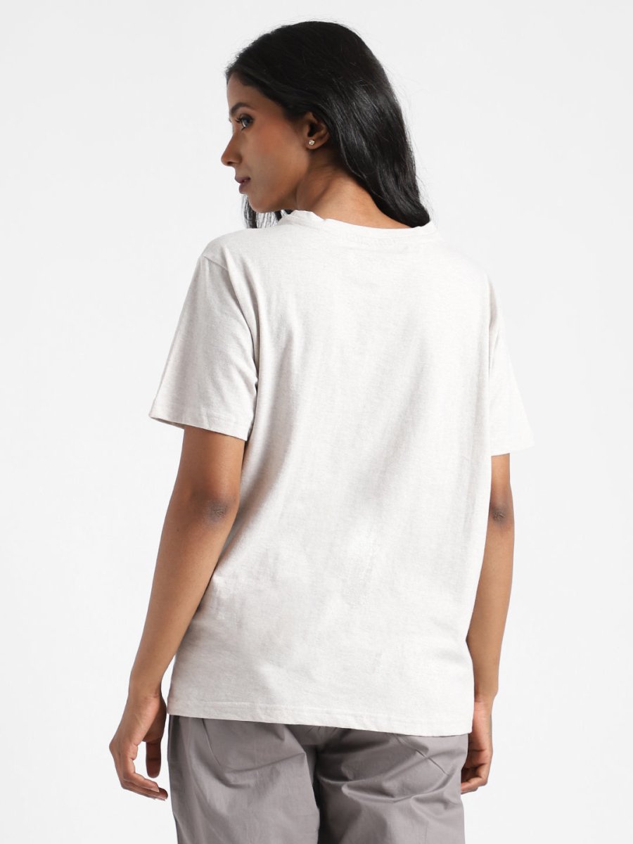 Grey Melange T-shirt - Organic Cotton & Naturally Fiber Dyed | Verified Sustainable by Brown Living™