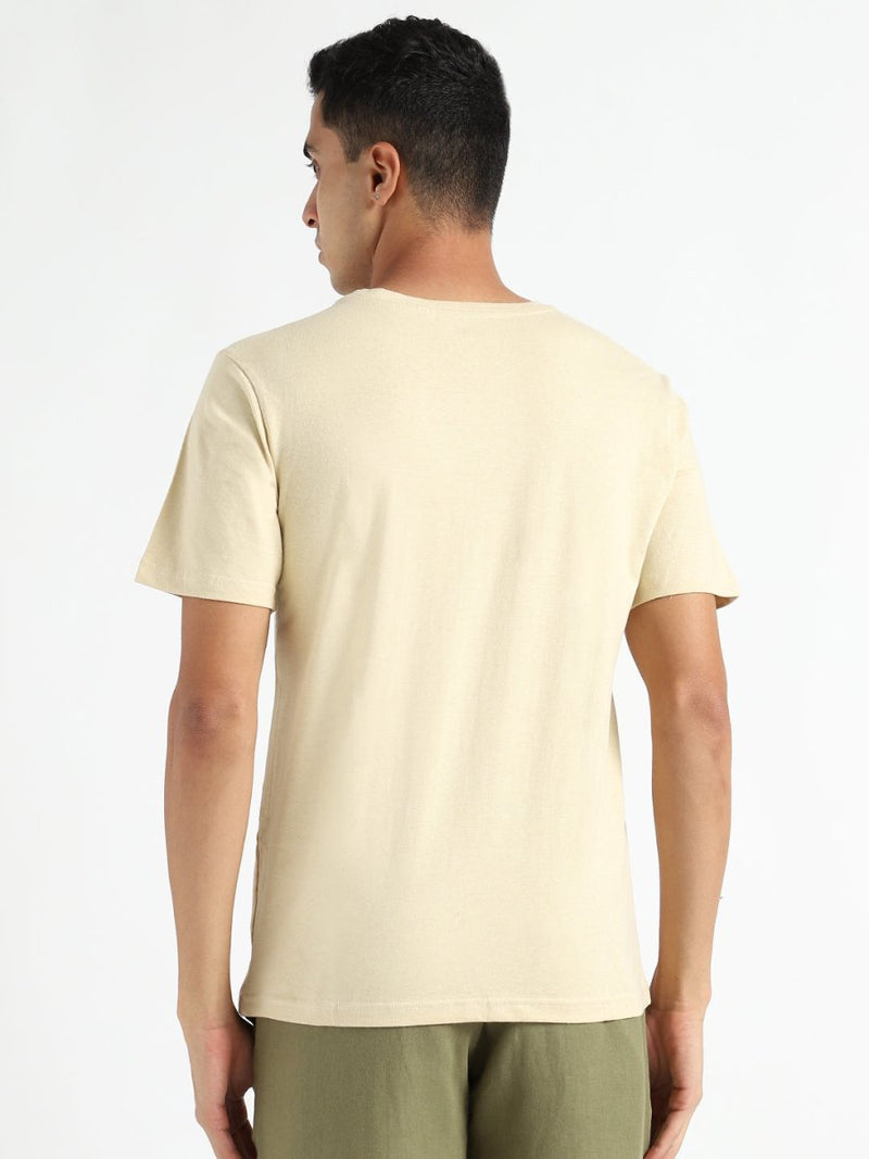 Buy Organic Cotton & Naturally Fiber Dyed Lemon Yellow Men's T-shirt | Shop Verified Sustainable Products on Brown Living