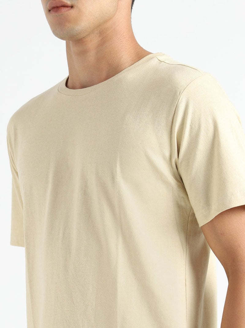 Buy Organic Cotton & Naturally Fiber Dyed Lemon Yellow Men's T-shirt | Shop Verified Sustainable Mens Tshirt on Brown Living™
