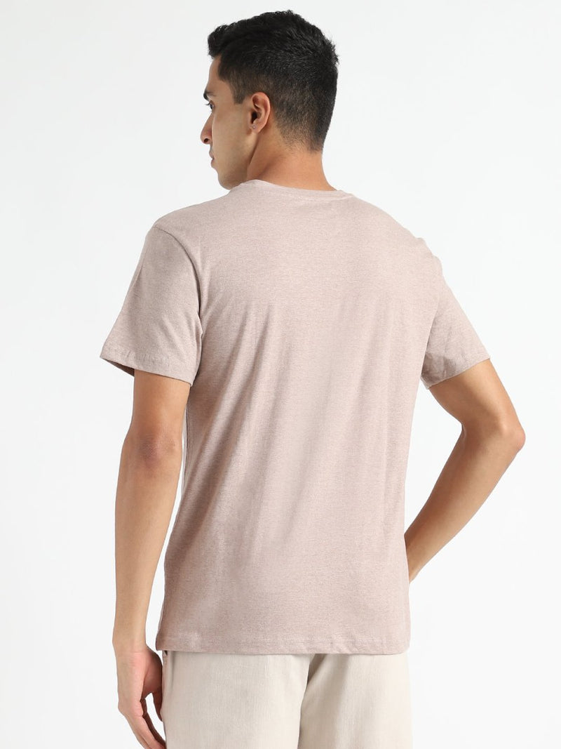 Buy Organic Cotton & Naturally Fiber Dyed Soil Brown Men's T-shirt | Shop Verified Sustainable Mens Tshirt on Brown Living™