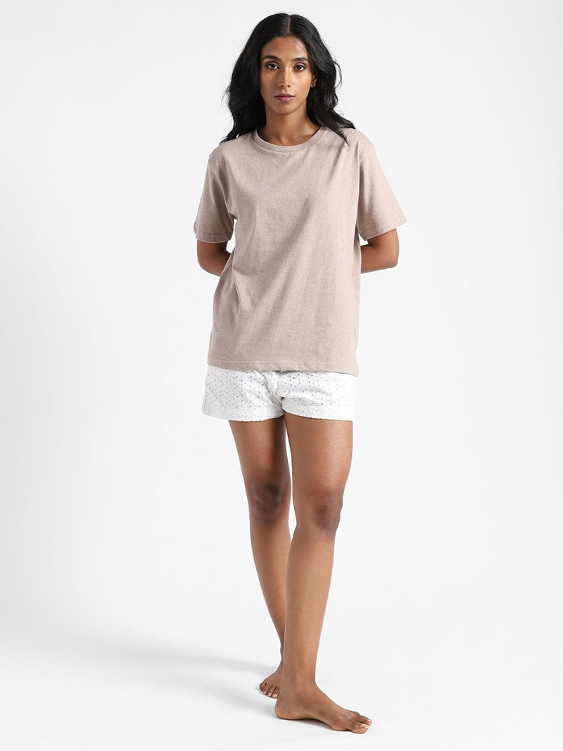 Buy Organic Cotton & Naturally Fiber Dyed Soil Brown Women's T-shirt | Shop Verified Sustainable Products on Brown Living