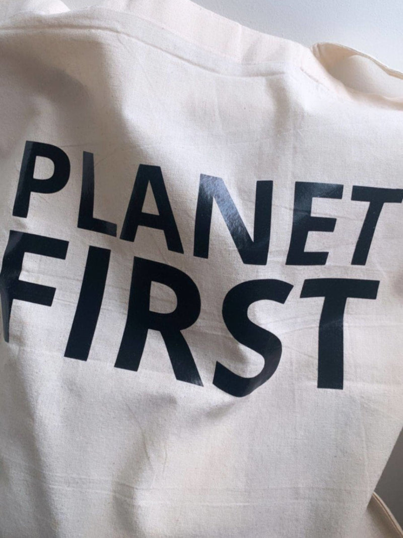 Buy Organic Cotton Printed Unisex Tote Bags - IVORY Pack of 2 | Shop Verified Sustainable Products on Brown Living