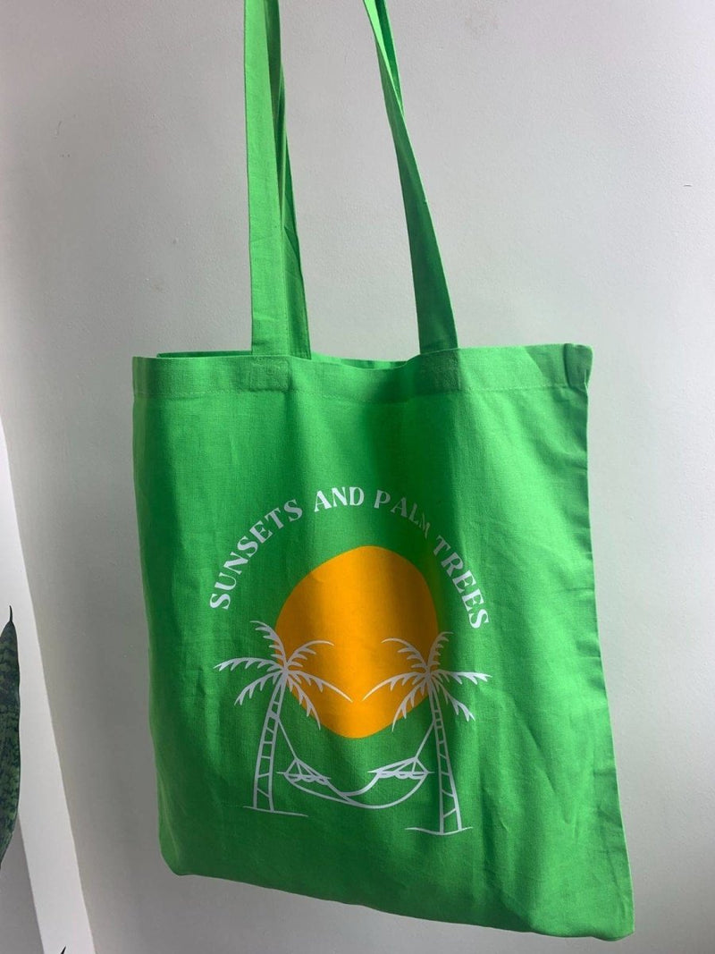 Buy Organic Cotton Printed Unisex Tote Bags - Pack of 2 /Reusable/multi purpose/Shopping Bags | Shop Verified Sustainable Products on Brown Living