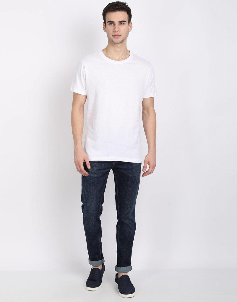 Buy Organic Cotton Pure White Men's T-shirt | FABRIC BEST FOR SUMMERS | Shop Verified Sustainable Products on Brown Living