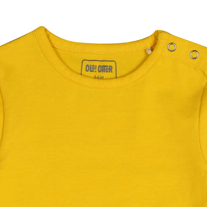 Organic Cotton Romper - Dandelion Yellow | Verified Sustainable by Brown Living™