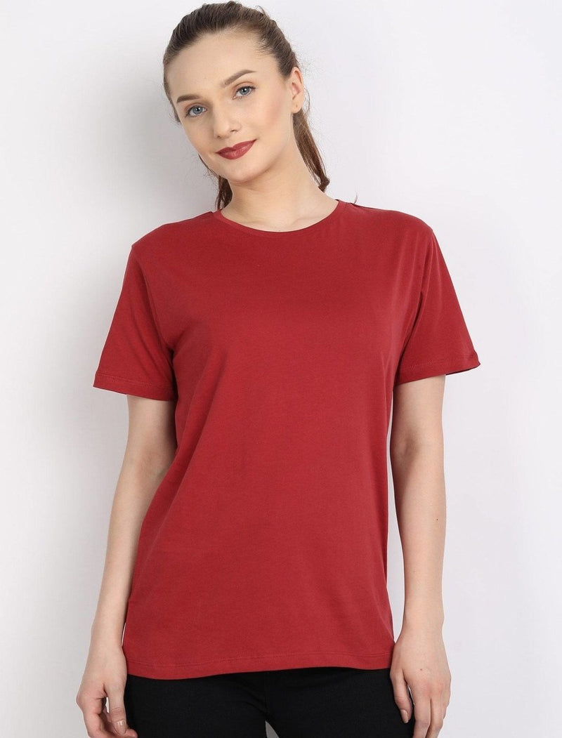 Buy Organic Cotton Round-Neck Women's T-shirt | Pack of 2 | Shop Verified Sustainable Products on Brown Living