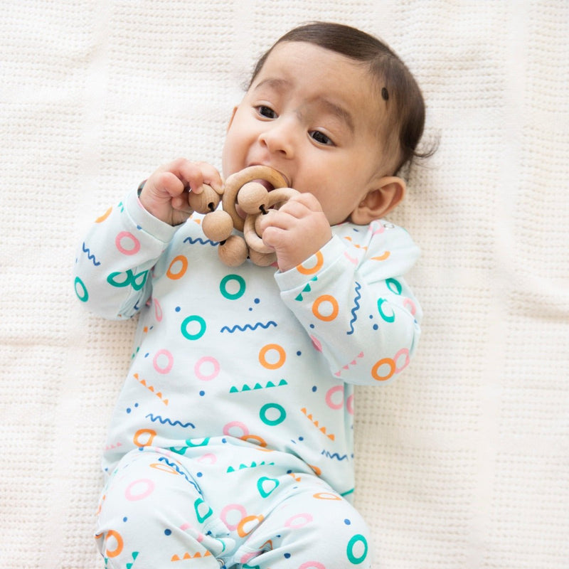 Buy Organic Cotton Sleepsuit- Free Float | Shop Verified Sustainable Kids Sleepsuits on Brown Living™