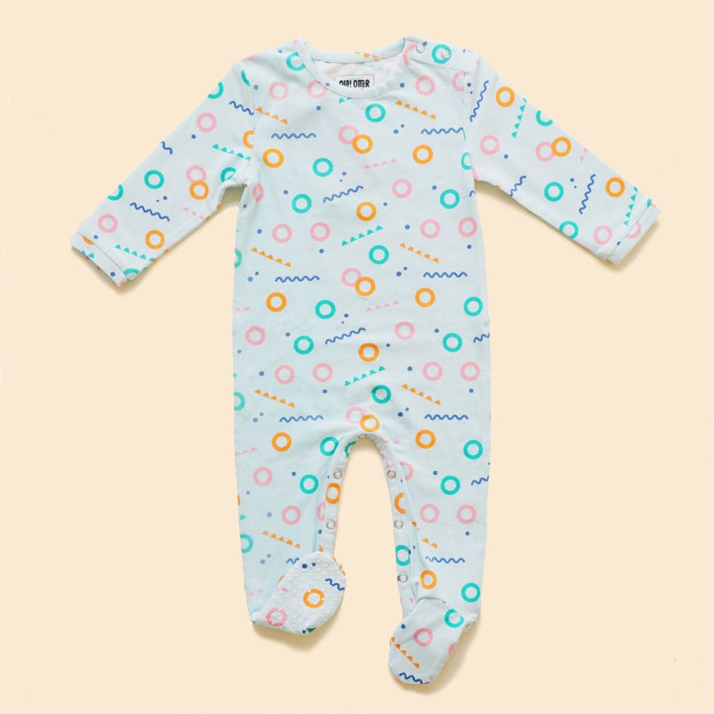 Buy Organic Cotton Sleepsuit with Footsie- Free Float | Shop Verified Sustainable Kids Sleepsuits on Brown Living™